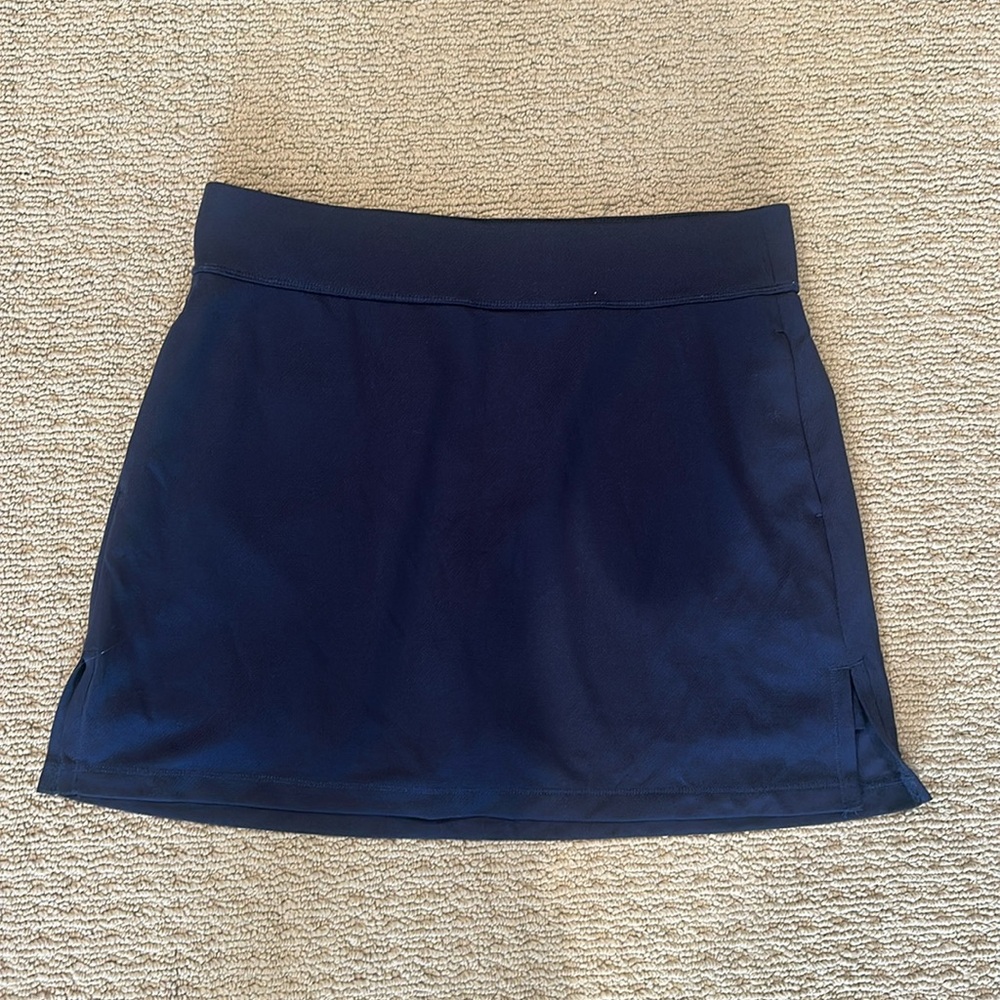 PGA tour navy golf skort